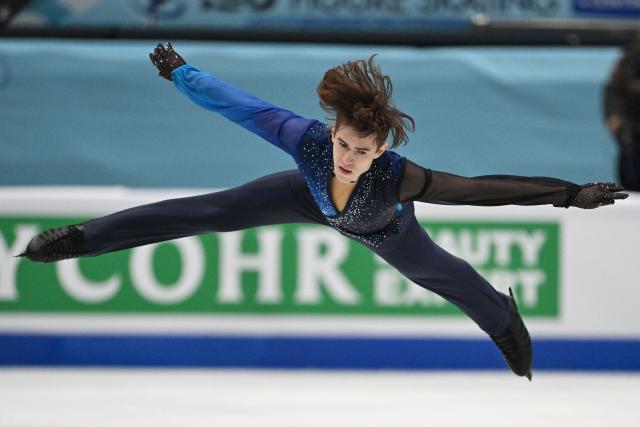 Kazakhstan’s Mikhail Shaidorov competes in the men’s free skating at the ISU Four Continents Figure Skating Championships in Beijing on January 25, 2026. (Photo by GREG BAKER / AFP)