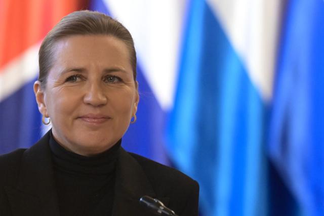 Denmark's Prime Minister Mette Frederiksen attends a session at the North Sea Summit on January 26, 2026 at the City Hall of Hamburg, northern Germany. European leaders meet to discuss North Sea energy and security cooperation, but fears over US designs on the Arctic island of Greenland may overshadow the talks. The region has long worried about threats posed by Russia -- but more recently tensions have surged over US President Donald Trump's push for the autonomous territory of Denmark. (Photo by Fabian Bimmer / POOL / AFP)