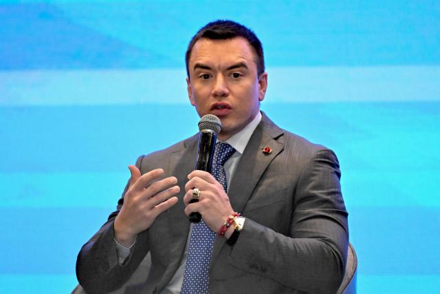 Ecuador’s President Daniel Noboa arrives for the inauguration of the international conference on synthetic drugs in Quito on January 26, 2026. (Photo by Rodrigo BUENDIA / AFP)