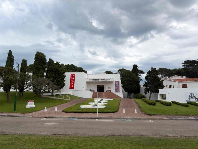 This image shows the Ralli Museum in Punta del Este, Maldonado department some 140 km east of Montevideo, on January 27, 2026. (Photo by Ivanna INFANTOZZI / AFP)