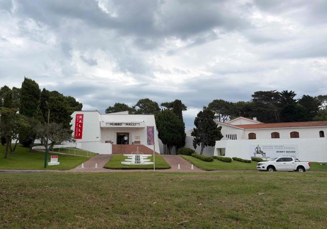 This image shows the Ralli Museum in Punta del Este, Maldonado department some 140 km east of Montevideo, on January 27, 2026. (Photo by Ivanna INFANTOZZI / AFP)