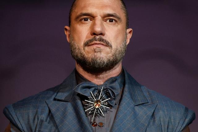 A model presents a creation by Julien Fournie for Women's Haute Couture Spring/Summer 2026 collection fashion show as part of the Paris Haute Couture Fashion Week, in Paris, on January 27, 2026. (Photo by Sebastien DUPUY / AFP)
