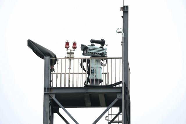 An UAV Defence System is seen at Chiayi Air Base, in Chiayi on January 28, 2026. (Photo by I-Hwa Cheng / AFP)