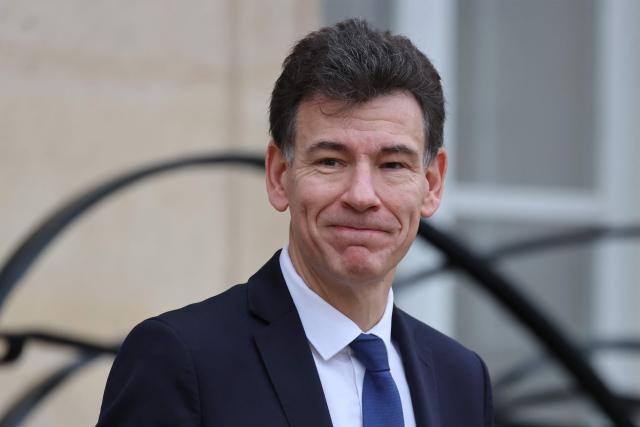 France's Higher Education and Research Minister Philippe Baptiste leaves after attending the weekly cabinet meeting at The Elysee Presidential Palace, in Paris, on January 28, 2026. (Photo by Ludovic MARIN / AFP)