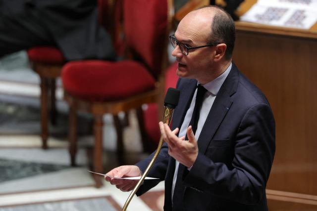 France’s junior Minister for industry Sebastien Martin speaks during a session of questions to the government at The National Assembly, France's lower house parliament, in Paris on January 28, 2026. (Photo by Thomas SAMSON / AFP)