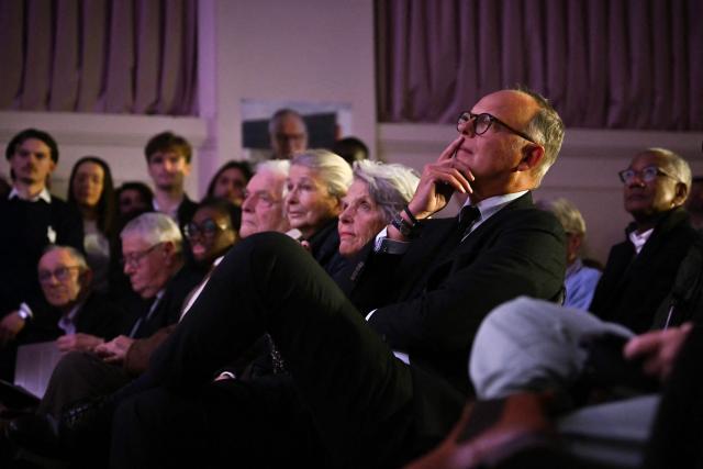 President of the centrist Horizons party, former prime minister, mayor of Le Havre and candidate for re-election in France's upcoming municipal elections, Edouard Philippe attends a campaign meeting in Le Havre, northwestern France on January 28, 2026. (Photo by Lou BENOIST / AFP)