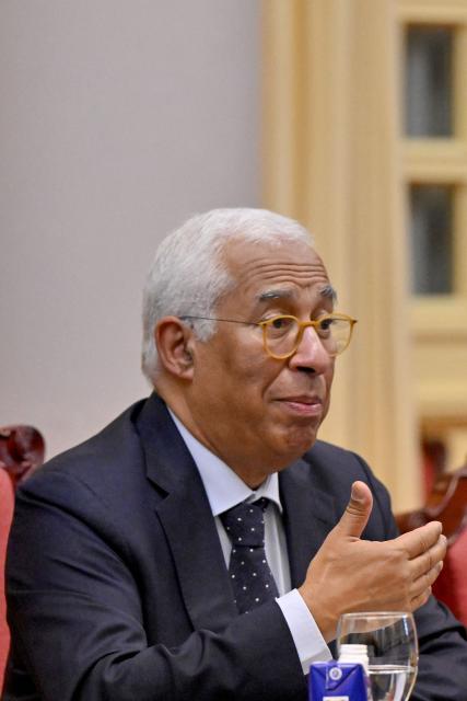 European Council President Antonio Costa speaks during a meeting with Vietnam's President Luong Cuong (not pictured) at the Presidential Palace in Hanoi on January 29, 2026. (Photo by Nhac NGUYEN / POOL / AFP)