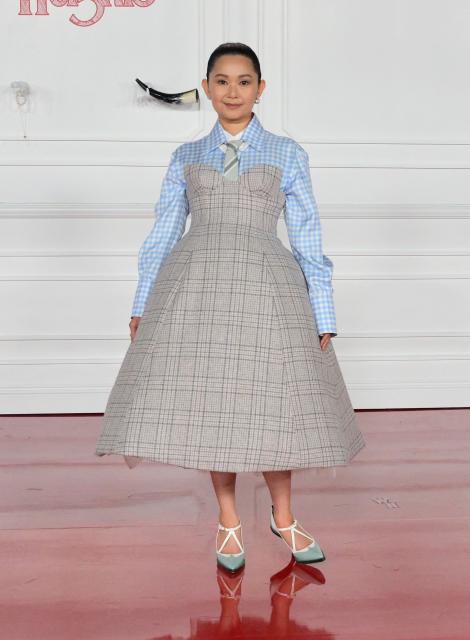 US actress Hong Chau attends the world premiere of "Wuthering Heights" at the TCL Chinese Theatre in Los Angeles on January 28, 2026. (Photo by Frederic J. BROWN / AFP)