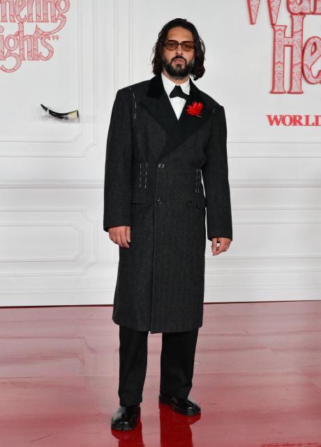 British actor Shazad Latif attends the world premiere of "Wuthering Heights" at the TCL Chinese Theatre in Los Angeles on January 28, 2026. (Photo by Frederic J. BROWN / AFP)