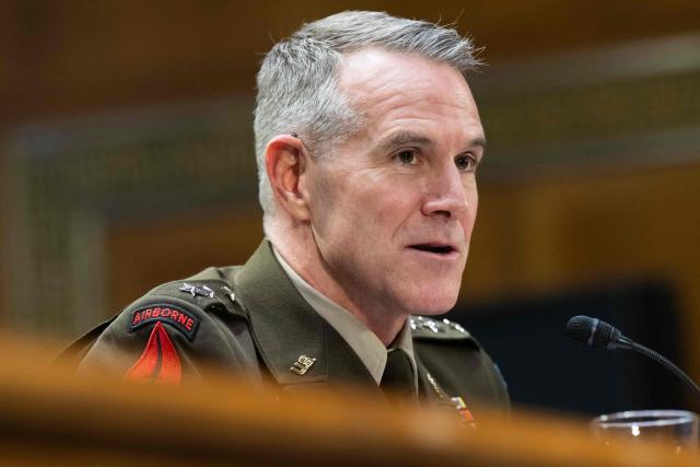 US Army Lt. Gen. Joshua M. Rudd testifies during a Senate Intelligence Committee hearing on his nomination to be director of the National Security Agency (NSA), on Capitol Hill in Washington, DC, January 29, 2026. (Photo by SAUL LOEB / AFP)