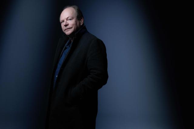 French historian Patrick Boucheron poses during a photo session in Paris on January 28, 2026. (Photo by Joel Saget / AFP)