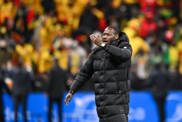 (FILES) Senegal's head coach Pape Thiaw reacts during the Africa Cup of Nations (CAN) final football match between Senegal and Morocco at the Prince Moulay Abdellah Stadium in Rabat on January 18, 2026. Senegal coach Pape Thiaw has been banned for five Confederation of African Football (CAF) matches and fined $100,000 after the chaotic scenes at the Africa Cup of Nations final against Morocco this month, it was announced on January 29, 2026. (Photo by SEBASTIEN BOZON / AFP)
