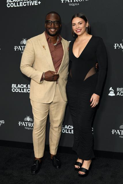 Tra Paschal and Mia Mason Paschal attend the Recording Academy Honors Black Music Collective at the Fairmont Century Plaza in Los Angeles on January 29, 2026. (Photo by Unique Nicole / AFP)