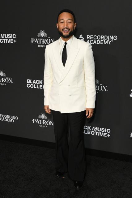 US singer-songwriter John Legend attends the Recording Academy Honors Black Music Collective at the Fairmont Century Plaza in Los Angeles on January 29, 2026. (Photo by Unique Nicole / AFP)