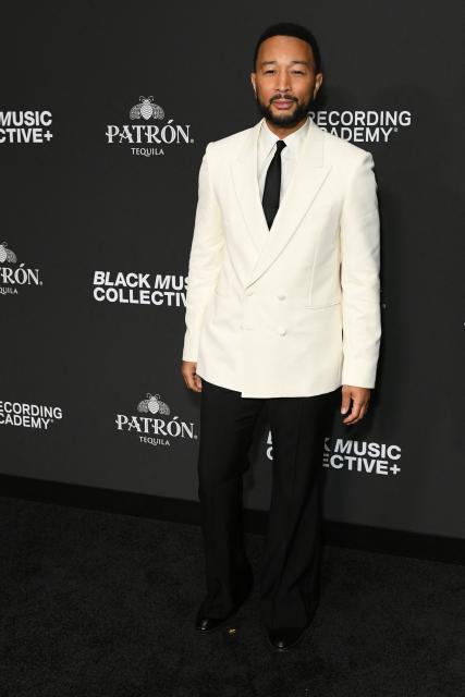 US singer-songwriter John Legend attends the Recording Academy Honors Black Music Collective at the Fairmont Century Plaza in Los Angeles on January 29, 2026. (Photo by Unique Nicole / AFP)
