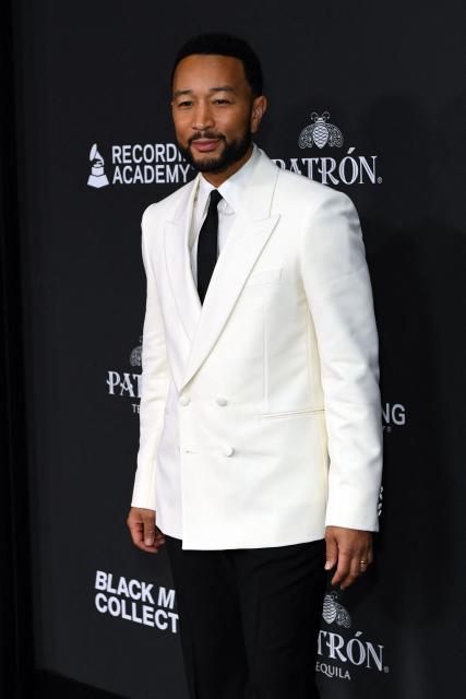 US singer-songwriter John Legend attends the Recording Academy Honors Black Music Collective at the Fairmont Century Plaza in Los Angeles on January 29, 2026. (Photo by Unique Nicole / AFP)