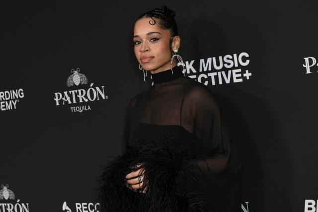 British singer Ella Mai attends the Recording Academy Honors Black Music Collective at the Fairmont Century Plaza in Los Angeles on January 29, 2026. (Photo by Unique Nicole / AFP)