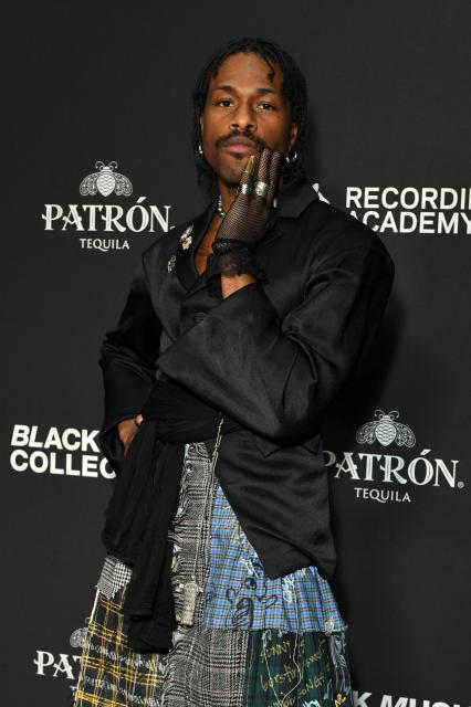 US rapper Duckwrth attends the Recording Academy Honors Black Music Collective at the Fairmont Century Plaza in Los Angeles on January 29, 2026. (Photo by Unique Nicole / AFP)