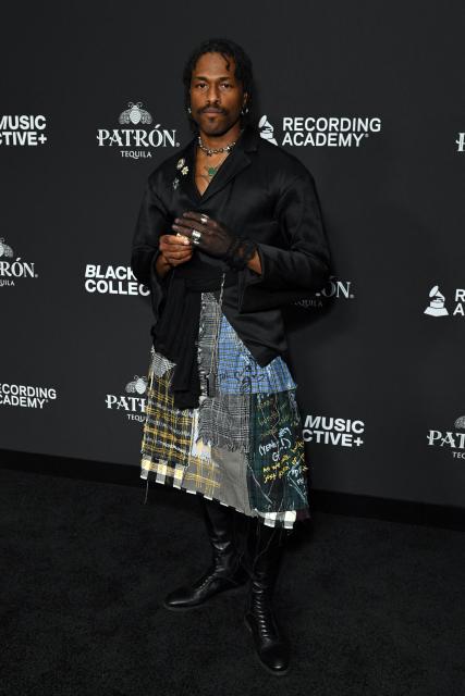 US rapper Duckwrth attends the Recording Academy Honors Black Music Collective at the Fairmont Century Plaza in Los Angeles on January 29, 2026. (Photo by Unique Nicole / AFP)
