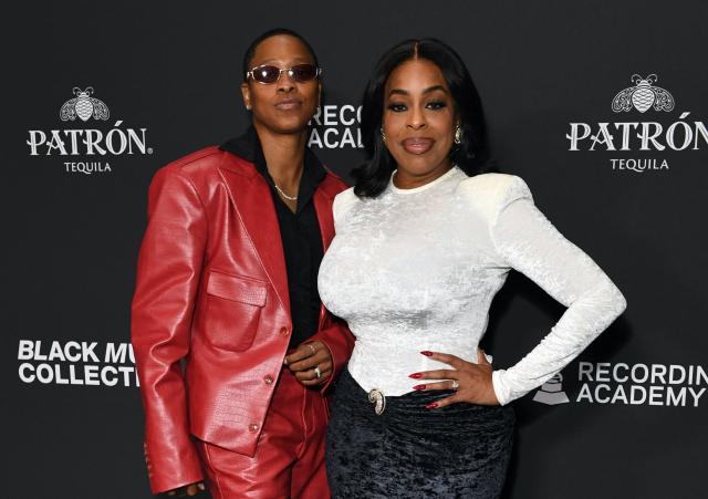 US singer and actress Jessica Betts and US actress Niecy Nash-Betts attend the Recording Academy Honors Black Music Collective at the Fairmont Century Plaza in Los Angeles on January 29, 2026. (Photo by Unique Nicole / AFP)