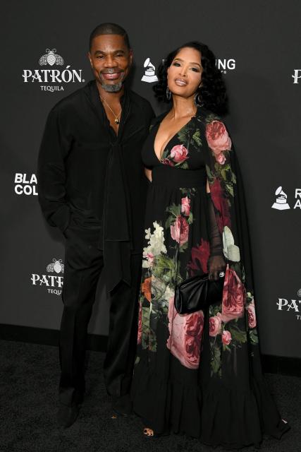 US gospel singers Kirk Franklin and wife Tami Franklin attend the Recording Academy Honors Black Music Collective at the Fairmont Century Plaza in Los Angeles on January 29, 2026. (Photo by Unique Nicole / AFP)
