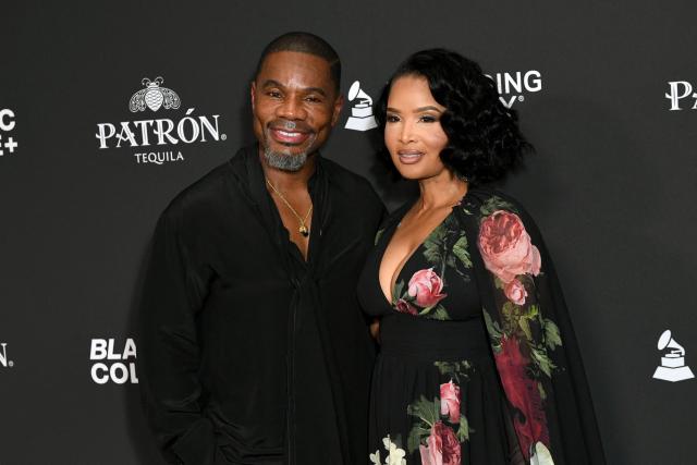US gospel singers Kirk Franklin and wife Tami Franklin attend the Recording Academy Honors Black Music Collective at the Fairmont Century Plaza in Los Angeles on January 29, 2026. (Photo by Unique Nicole / AFP)
