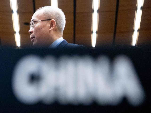 China’s Permanent Representative to the IAEA Ambassador Li Song attends the International Atomic Energy Agency (IAEA) Board of Governors' meeting at the agency's headquarters in Vienna, Austria on January 30, 2026. (Photo by Joe Klamar / AFP)