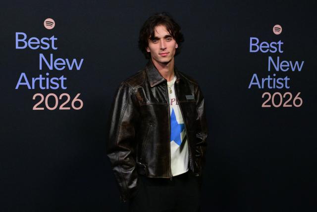 Canadian media personality Josh Richards attends Spotify's 2026 Best New Artist Party in West Hollywood, California on January 29, 2026. (Photo by Frederic J. BROWN / AFP)