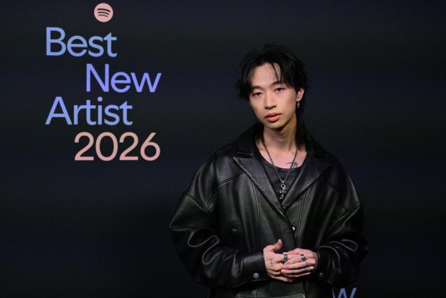 US musician Keshi attends Spotify's 2026 Best New Artist Party in West Hollywood, California on January 29, 2026. (Photo by Frederic J. BROWN / AFP)