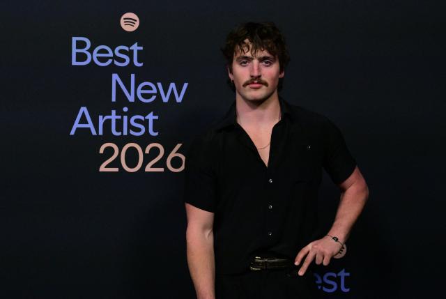 US singer-songwriter Benson Boone attends Spotify's 2026 Best New Artist Party in West Hollywood, California on January 29, 2026. (Photo by Frederic J. BROWN / AFP)