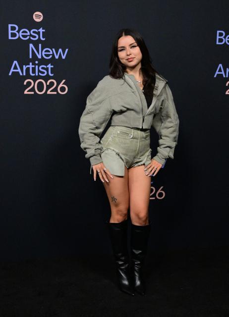 US musician and rapper Lexa Gates attends Spotify's 2026 Best New Artist Party in West Hollywood, California on January 29, 2026. (Photo by Frederic J. BROWN / AFP)
