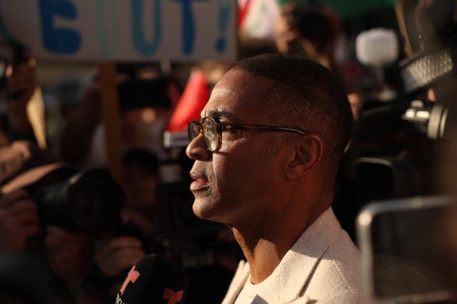 US Journalist Don Lemon speaks to the media after a hearing at the Edward R. Roybal Federal Courthouse in Los Angeles on January 30, 2026. The Trump administration charged Lemon with civil rights crimes over coverage of immigration protests in Minneapolis, as the US president branded a nurse shot dead by federal agents in the city an "agitator."
The arrest of former CNN anchor came as President Donald Trump walked back his conciliatory tone following public outrage over the killings of Alex Pretti and another American citizen in the Minnesota city. (Photo by Patrick T. Fallon / AFP)