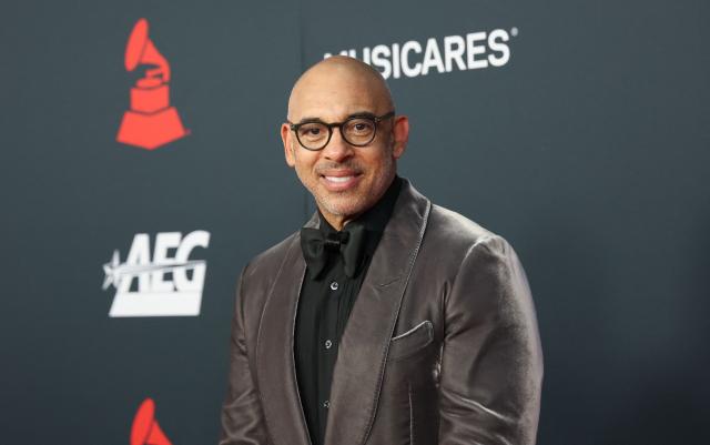 CEO of The Recording Academy Harvey Mason, Jr. attends Musicares Person of the Year 2026 at the LA Convention Center in Los Angeles on January 30, 2026. (Photo by Michael Tran / AFP)