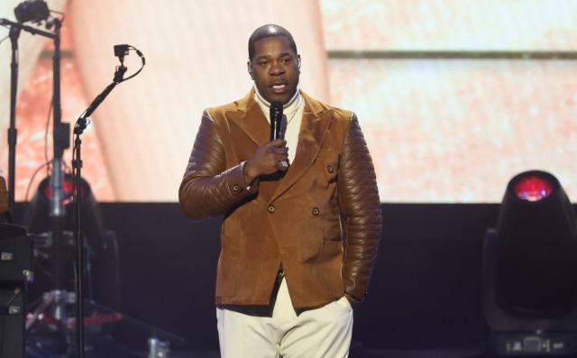 US rapper Busta Rhymes speaks on stage during Musicares Person of the Year 2026 at the LA Convention Center in Los Angeles on January 30, 2026. (Photo by Michael Tran / AFP)