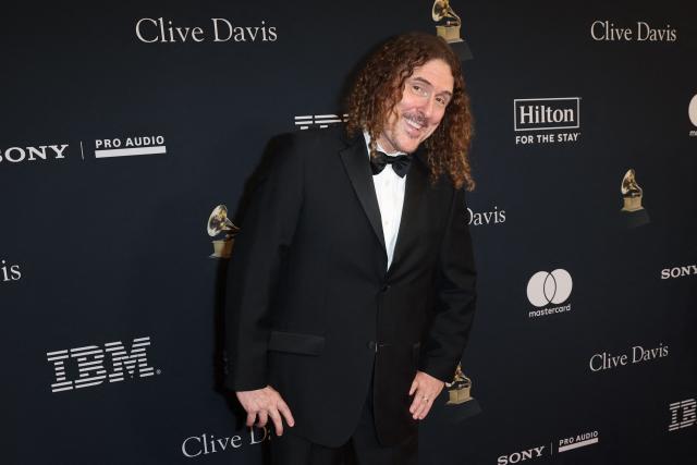 US musician and comedy actor "Weird Al" Yankovic attends the Recording Academy and Clive Davis' Salute To Industry Icons pre-Grammy gala at the Beverly Hilton hotel in Beverly Hills, California on January 31, 2026. (Photo by Patrick T. Fallon / AFP)