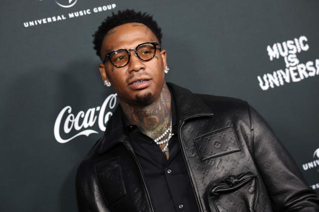 US rapper Moneybagg Yo attends Universal Music Group's Grammy after party at Nya Studios West in Los Angeles on February 1, 2026. (Photo by Michael Tran / AFP)