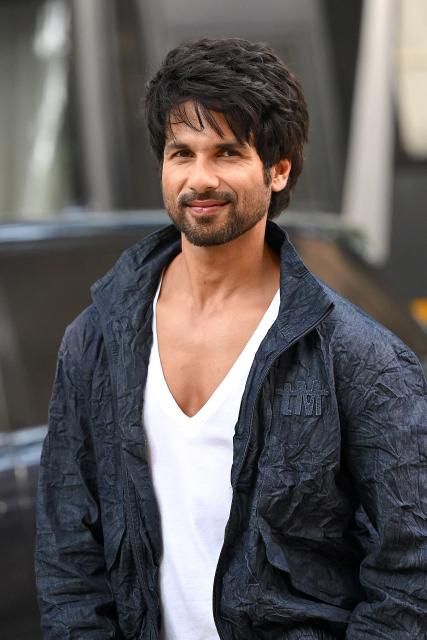 Bollywood actor Shahid Kapoor poses during an event for the promotion of his upcoming Indian Hindi-language action thriller film ‘O'Romeo’ in Mumbai on February 2, 2026. (Photo by Sujit JAISWAL / AFP)