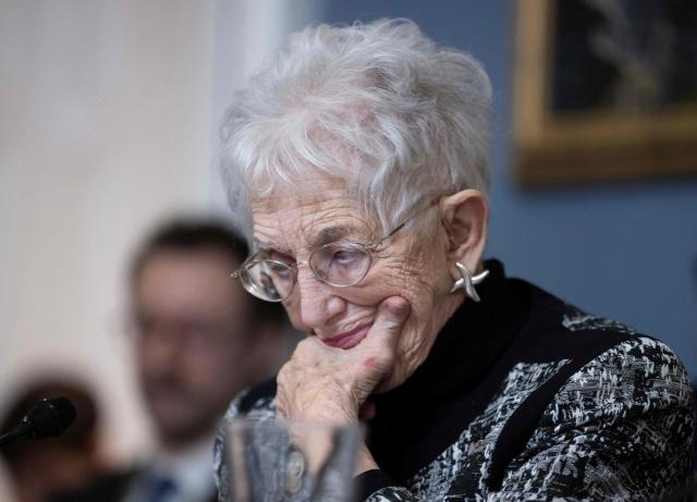 US House Rules Committee Chair Rep. Virginia Foxx, Republican of North Carolina, looks on during a Rules Committee Hearing on legislation to end the partial government shutdown, at the US Capitol on February 02, 2026 in Washington, DC. US House Speaker Mike Johnson expressed confidence on February 1 that he has the votes to end by Tuesday a partial government shutdown triggered by the Trump administration's violent immigration sweeps in Minneapolis. The government entered the shutdown Saturday as a funding deadline passed without Congress approving a 2026 budget. The impact so far appears to have been minimal. (Photo by ANDREW CABALLERO-REYNOLDS / AFP)