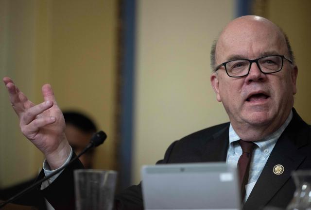 US House Rules Committee Ranking Member Representative Jim McGovern, Democrat of Massachusetts, speaks during a Rules Committee Hearing on legislation to end the partial government shutdown, at the US Capitol on February 2, 2026 in Washington, DC. US House Speaker Mike Johnson expressed confidence on February 1 that he has the votes to end by Tuesday a partial government shutdown triggered by the Trump administration's violent immigration sweeps in Minneapolis. The government entered the shutdown Saturday as a funding deadline passed without Congress approving a 2026 budget. The impact so far appears to have been minimal. (Photo by ANDREW CABALLERO-REYNOLDS / AFP)