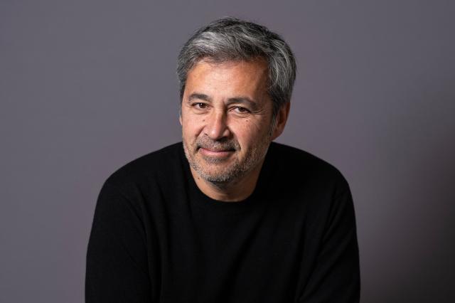 French former journalist Olivier Galzi, candidate in the Avignon upcoming municipal elections poses during a photo session in Avignon on February 2, 2026. (Photo by Miguel MEDINA / AFP)