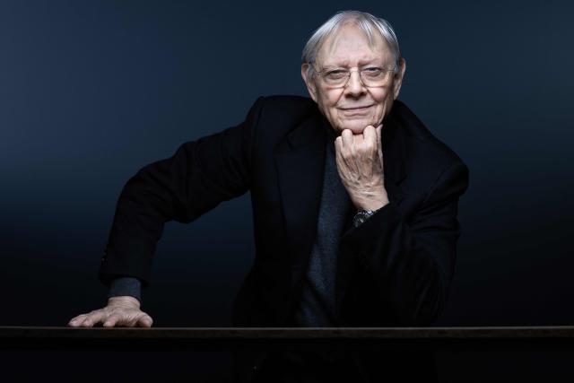 Italian comic artist and author Milo Manara poses during a photo session in Paris, on February 2, 2026. (Photo by Joel Saget / AFP)