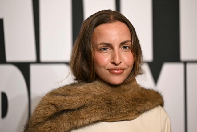 French influencer Carla Ginola poses before a screening of the film "Marty Supreme" at the Grand Rex Cinema in Paris on February 3, 2026. (Photo by Julie SEBADELHA / AFP)