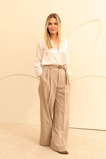 US actress Michelle Pfeiffer attends the Apple TV+ Press Day in Santa Monica, California, on February 3, 2026. (Photo by VALERIE MACON / AFP)