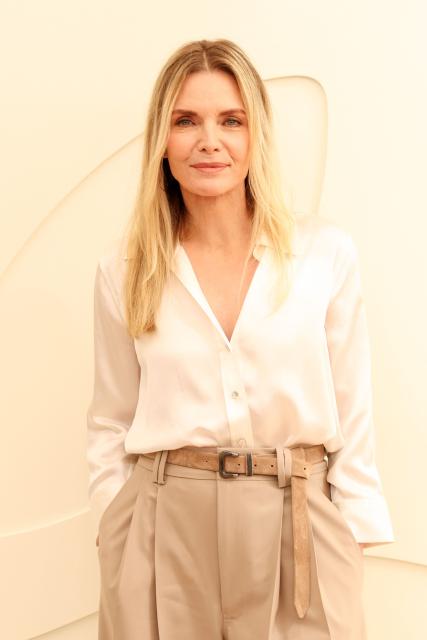 US actress Michelle Pfeiffer attends the Apple TV+ Press Day in Santa Monica, California, on February 3, 2026. (Photo by VALERIE MACON / AFP)