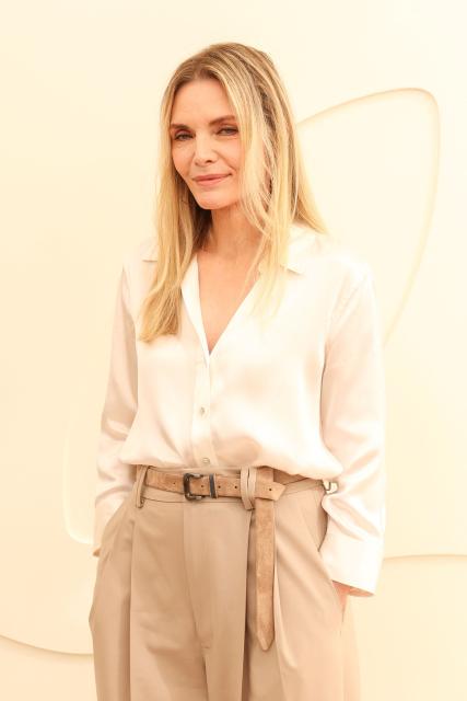 US actress Michelle Pfeiffer attends the Apple TV+ Press Day in Santa Monica, California, on February 3, 2026. (Photo by VALERIE MACON / AFP)