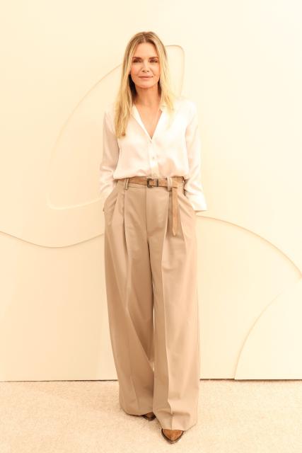 US actress Michelle Pfeiffer attends the Apple TV+ Press Day in Santa Monica, California, on February 3, 2026. (Photo by VALERIE MACON / AFP)