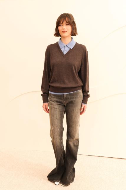 US actress Lukita Maxwell attends the Apple TV+ Press Day in Santa Monica, California, on February 3, 2026. (Photo by VALERIE MACON / AFP)