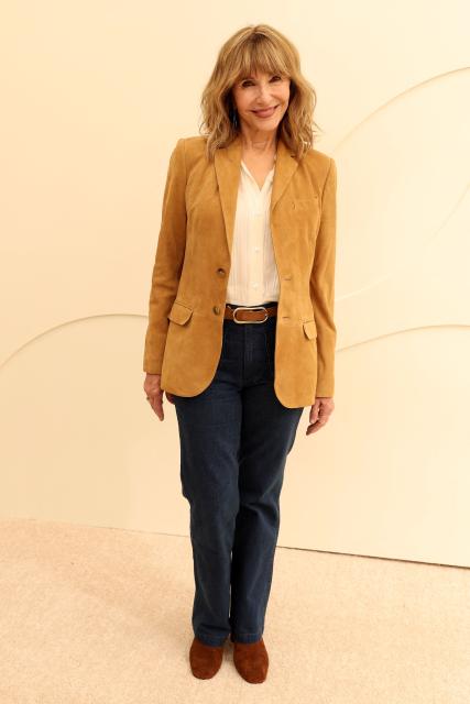 US actress Mary Steenburgen attends the Apple TV+ Press Day in Santa Monica, California, on February 3, 2026. (Photo by VALERIE MACON / AFP)