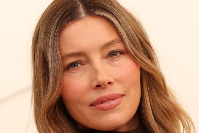 US actress Jessica Biel attends the Apple TV Press Day in Santa Monica, California, on February 3, 2026. (Photo by VALERIE MACON / AFP)