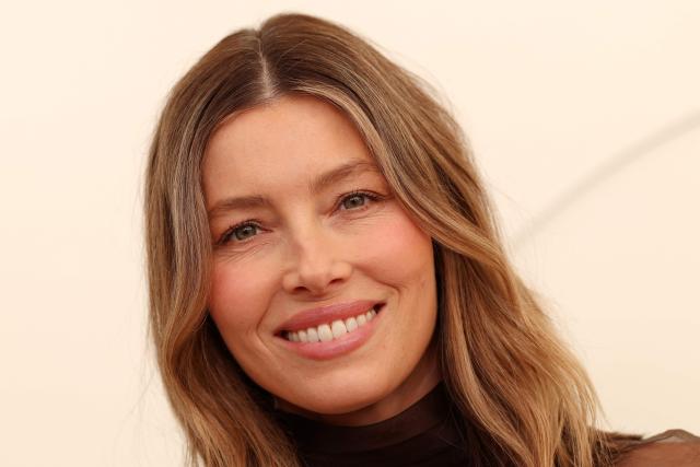 US actress Jessica Biel attends the Apple TV Press Day in Santa Monica, California, on February 3, 2026. (Photo by VALERIE MACON / AFP)